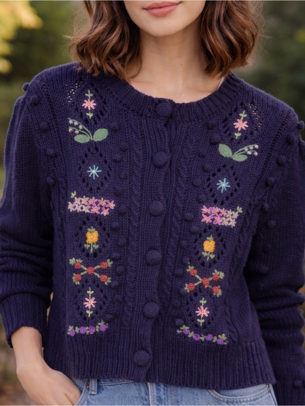 DOEN Forget Me Not Cardigan